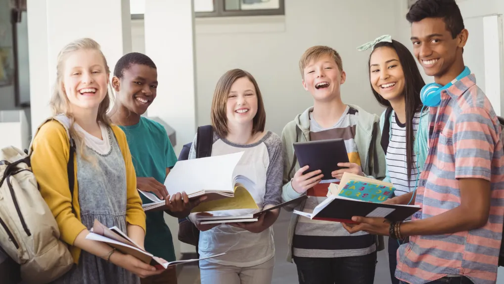 Kinderen in schoolomgeving