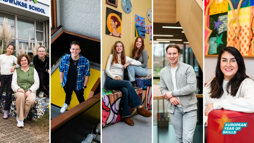 Deelnemers van de serie Onderweg met Erasmus+