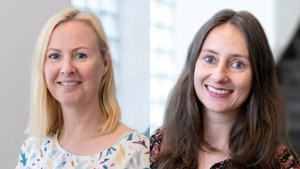 foto van twee medewerkers Erasmus+ Geke en Mandy
