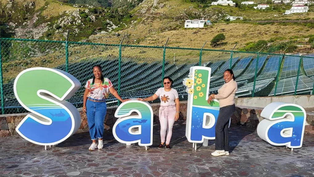 Belgische groep gaat weg uit Saba