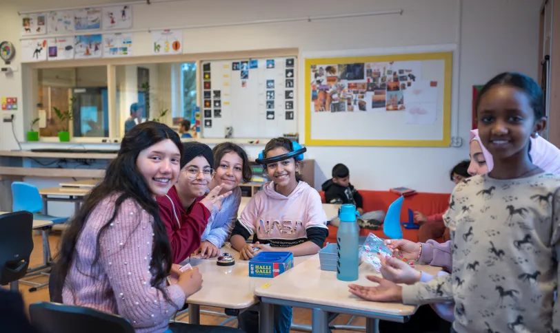 Kinderen in klaslokaal