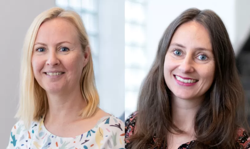 foto van twee medewerkers Erasmus+ Geke en Mandy