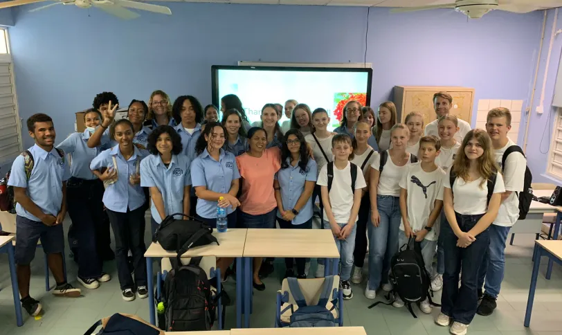 Groepsfoto bij AK les