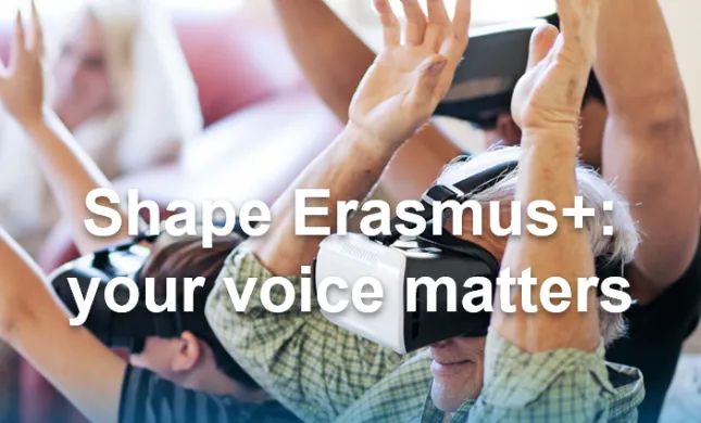 Shape Erasmus+, your voice matters
