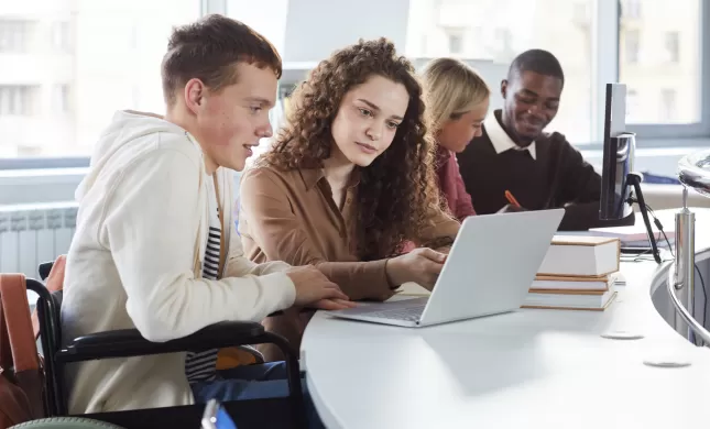 Studenten in het hoger onderwijs