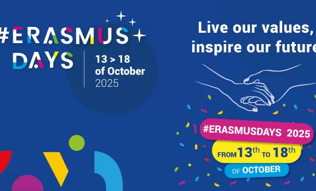 Banner voor de ErasmusDays 2025
