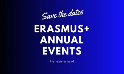 promotietekst Save the Dates Erasmus+ Annual Events