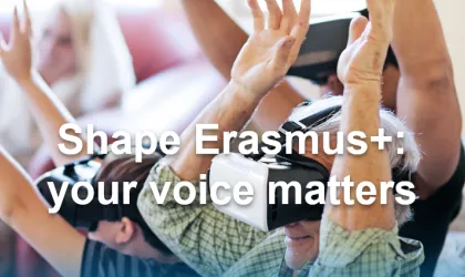 Shape Erasmus+, your voice matters