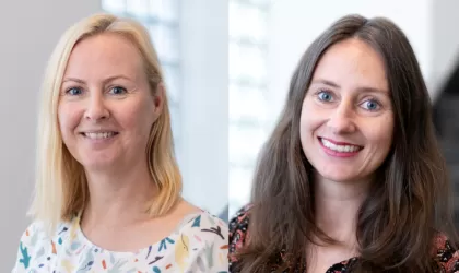 foto van twee medewerkers Erasmus+ Geke en Mandy