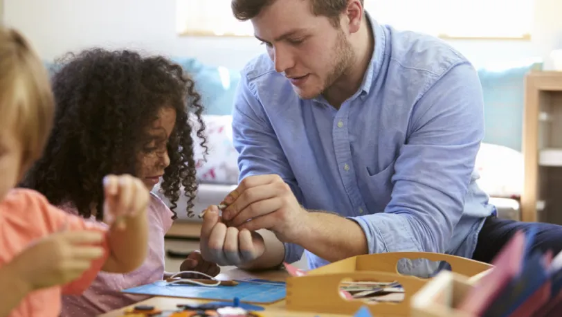 Primair en voortgezet onderwijs leerlingen aan het werk