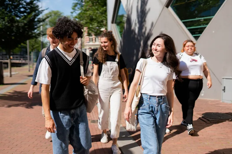 Foto van studenten