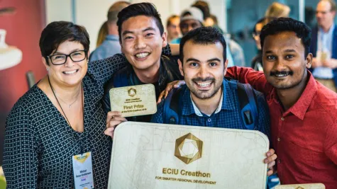 Studenten en docenten ECIU werken internationaal samen