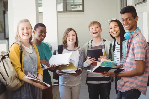 Kinderen in schoolomgeving