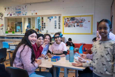 Kinderen in klaslokaal