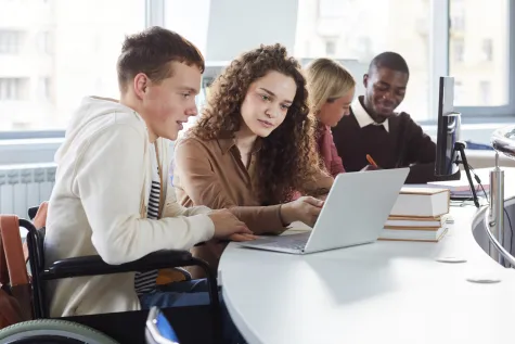 Studenten in het hoger onderwijs