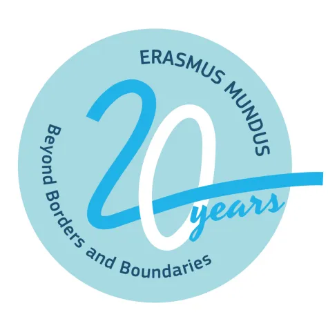 Erasmus Mundus 20 jaar jubileumlogo