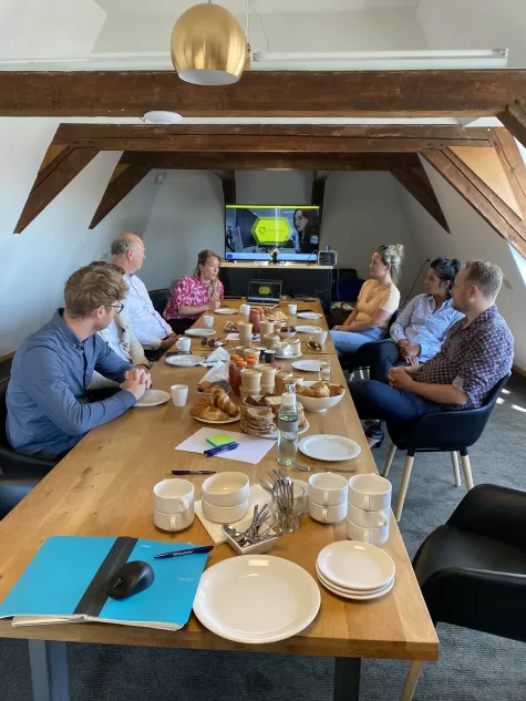 Samenwerkingspartners aan tafel