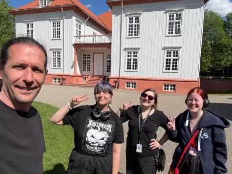 Groepsfoto organisatie in Noorwegen