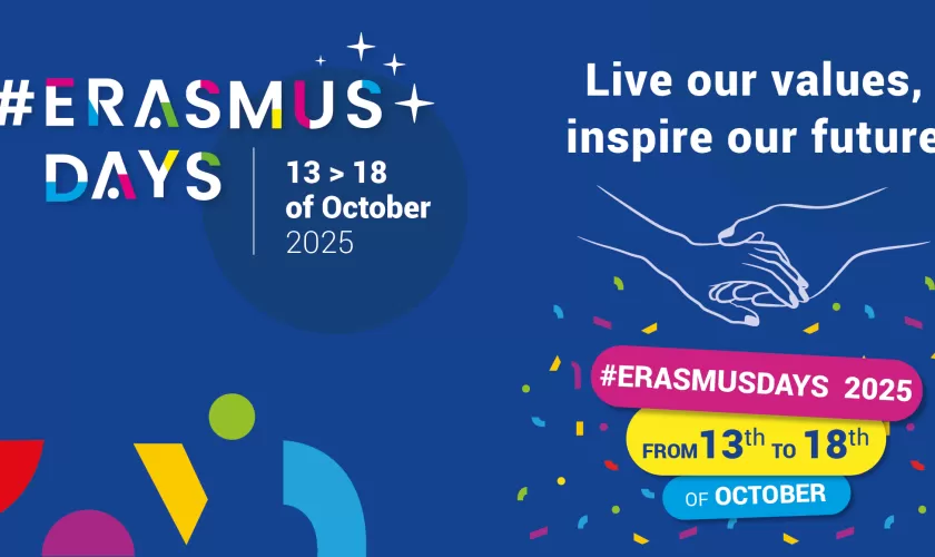 Banner voor de ErasmusDays 2025